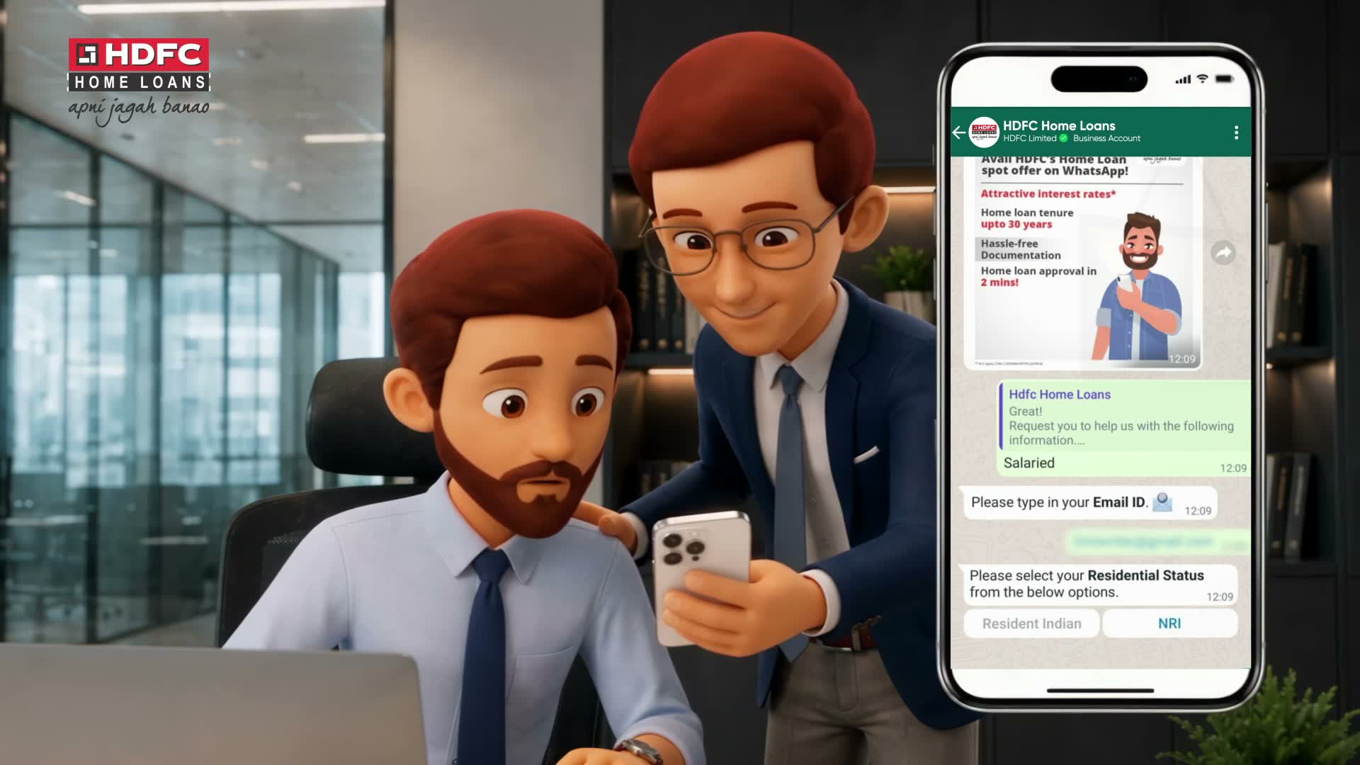 HDFC Home Loans - 3D Animation Explainer
