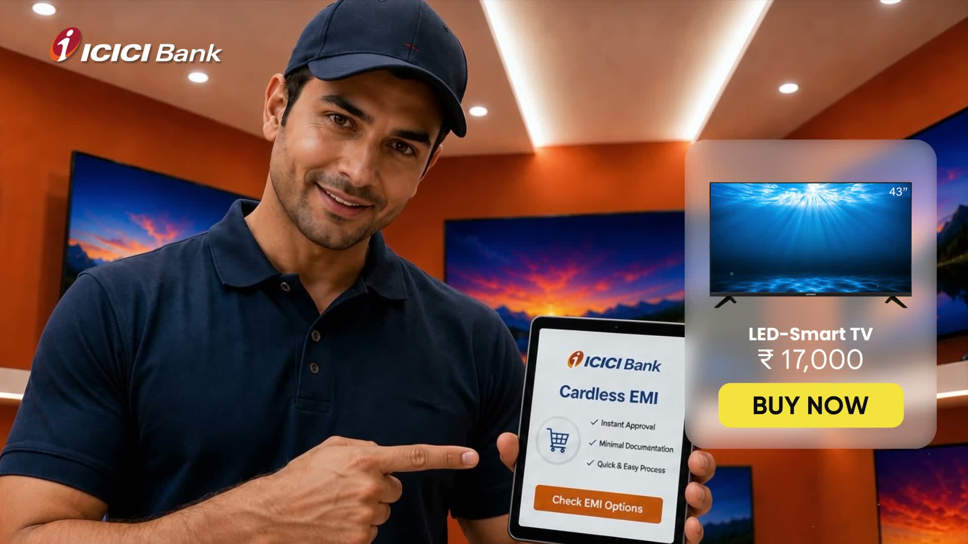 ICICI Cardless EMI - Banking & Finance 